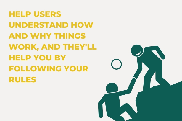 Be a guide to your users